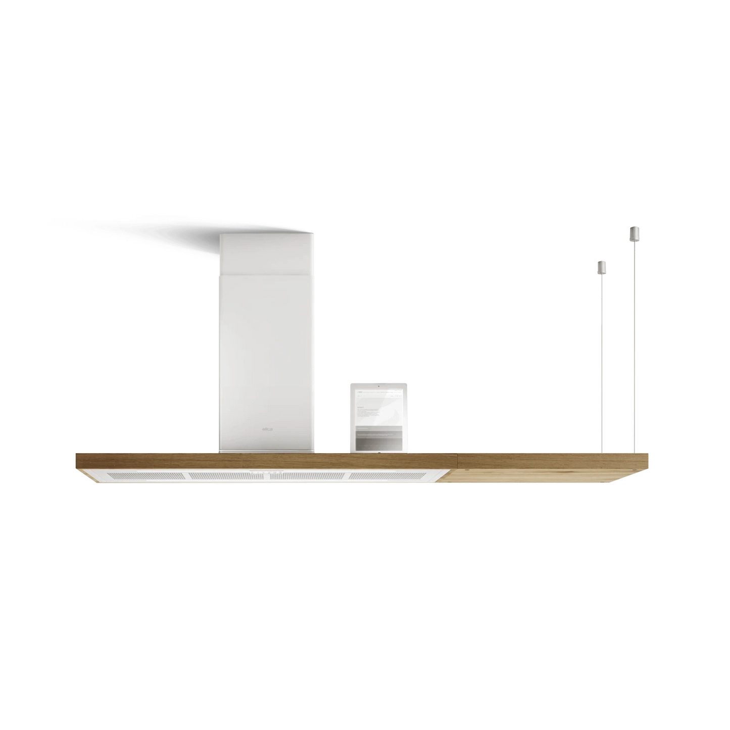 elica Bio Island 48inch / 70inch (120cm/180cm) Oak Country Style Island Range Hood