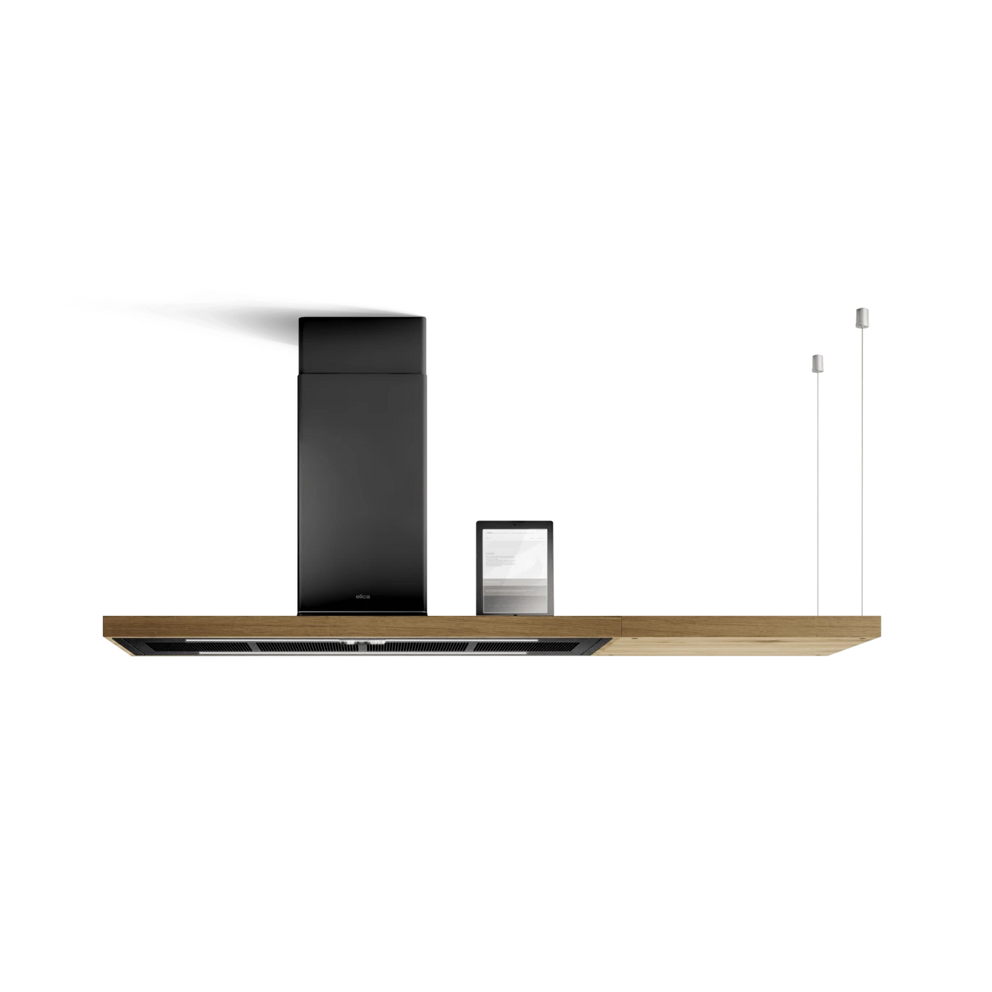 elica Bio Island 48inch / 70inch (120cm/180cm) Oak Country Style Island Range Hood