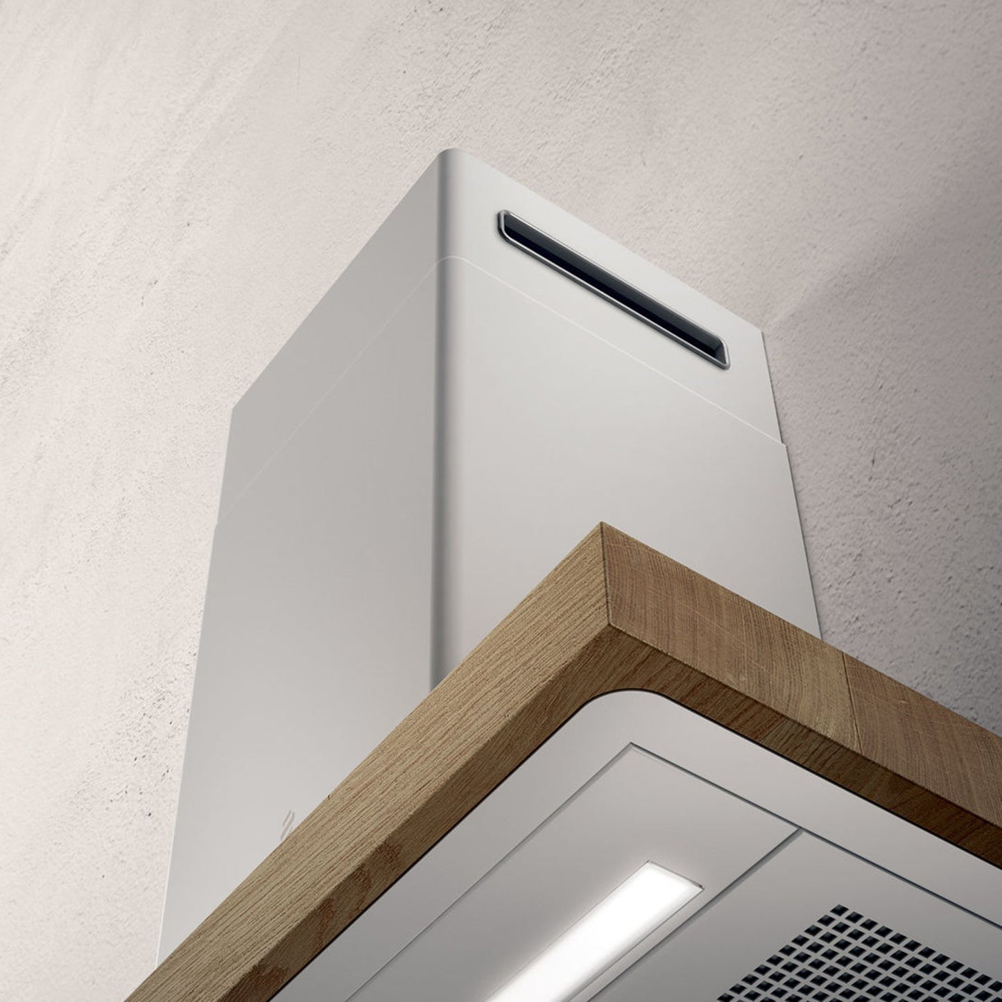 elica Bio Island 48inch / 70inch (120cm/180cm) Oak Country Style Island Range Hood