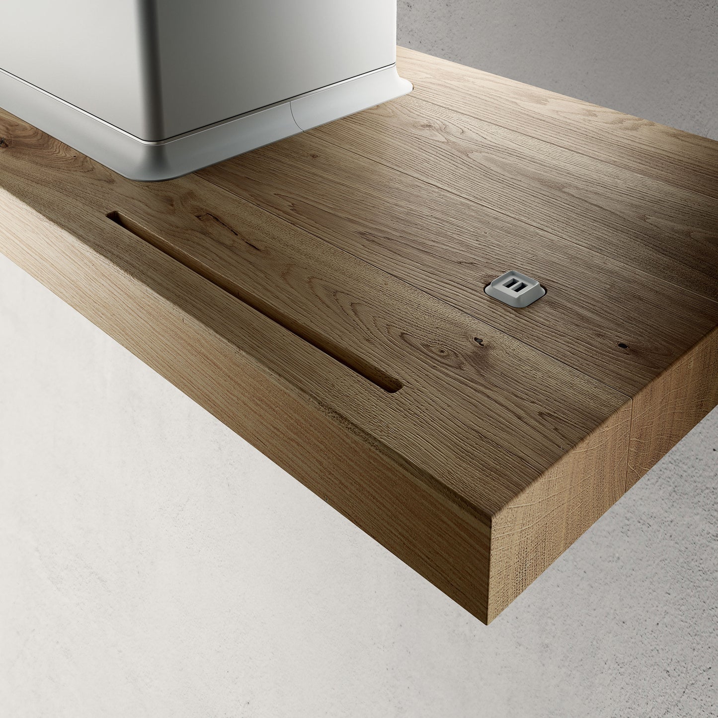 elica Bio Island 48inch / 70inch (120cm/180cm) Oak Country Style Island Range Hood