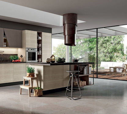 Faber Pareo 40cm Cylindrical Retractable Island Range Hood