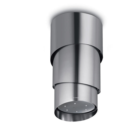 Faber Pareo 40cm Cylindrical Retractable Island Range Hood