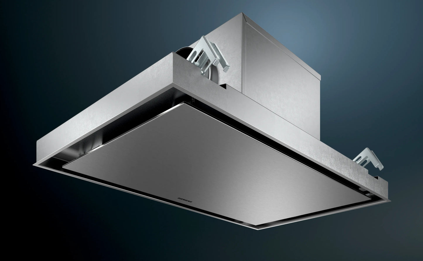 Siemens 90cm Silver Ceiling-Mounted Island Range Hood