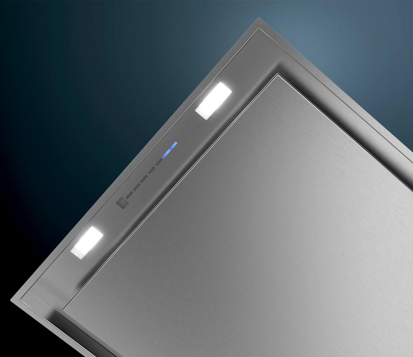 Siemens 90cm Silver Ceiling-Mounted Island Range Hood