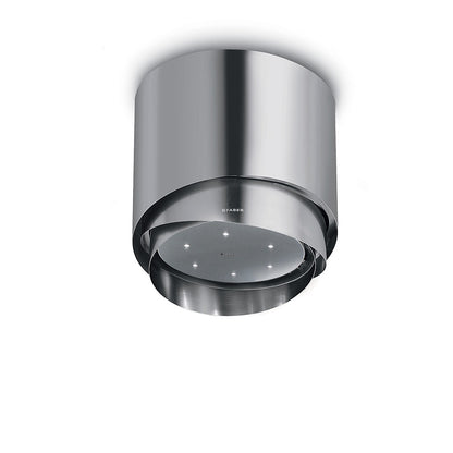 Faber Pareo 40cm Cylindrical Retractable Island Range Hood