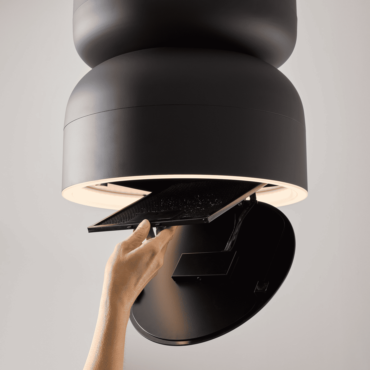 Ciarko Icon W 40cm Cylindrical Island Range Hood