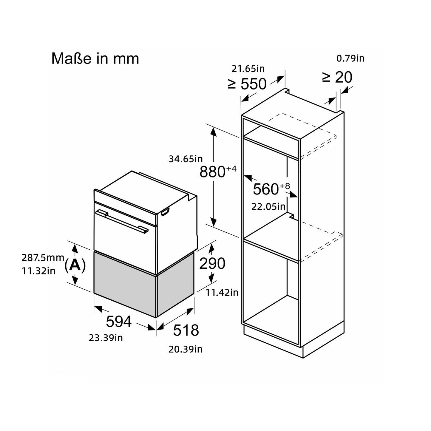 Siemens Tall Built-in Warming Drawer