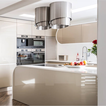 Faber Pareo 40cm Cylindrical Retractable Island Range Hood